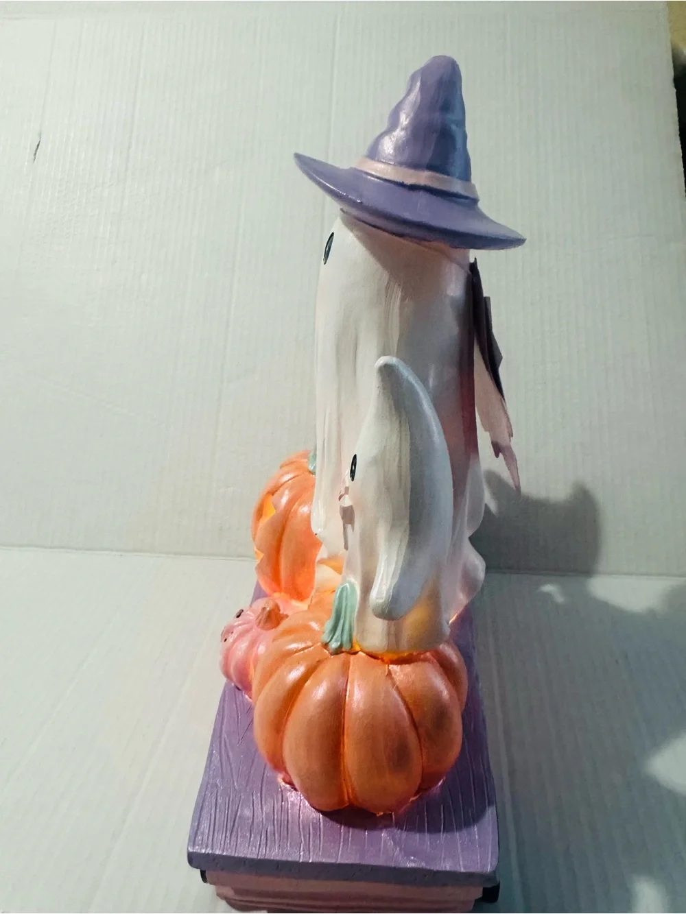 Halloween trio ghost in cart pastel colors BNWT